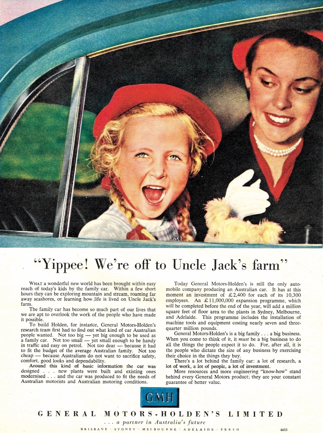 1953 Australian Automotive Advertising
